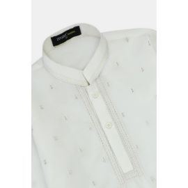 Off White Boys Kameez Shalwar