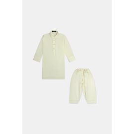 Cream Boys Kameez Shalwar