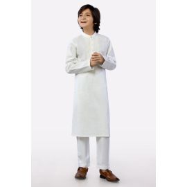 Cream Boys Kurta Pajama