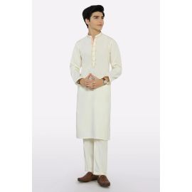 Cream Boys Kurta Pajama