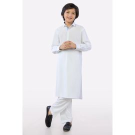 Off White Boys Kameez Shalwar