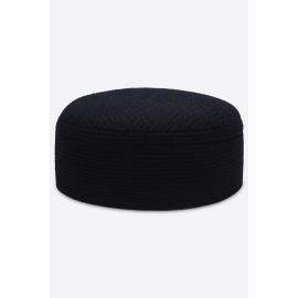 Dark Blue Kufi Cap For Men