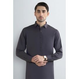 Dark Purple Wash & Wear Shalwar Kameez