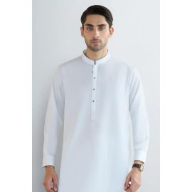 Off White Wash & Wear Shalwar Kameez