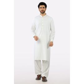 Off White Wash & Wear Shalwar Kameez