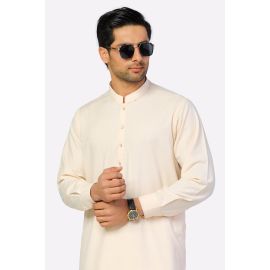 Beige Wash & Wear Shalwar Kameez