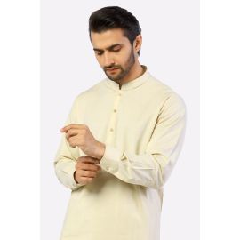 Cream Wash & Wear Shalwar Kameez