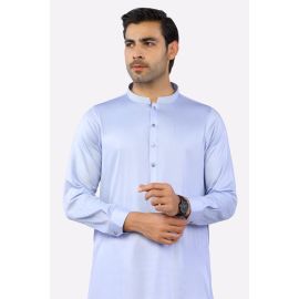Light Blue Cotton Shalwar Kameez