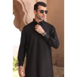 Black Wash & Wear Shalwar Kameez