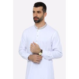 White Wash & Wear Shalwar Kameez
