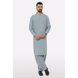 Grey Wash & Wear Shalwar Kameez