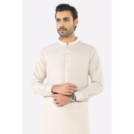 Light Beige Wash & Wear Shalwar Kameez