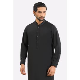Dark Brown Wash & Wear Shalwar Kameez