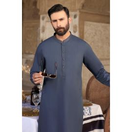 Dark Blue Wash & Wear Shalwar Kameez