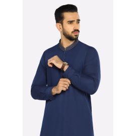 Royal Blue Wash & Wear Shalwar Kameez