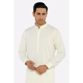 Cream Boski Shalwar Kameez