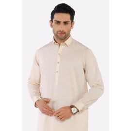 Peach Cotton Shalwar Kameez