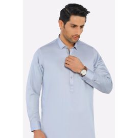 Dark Grey Cotton Shalwar Kameez