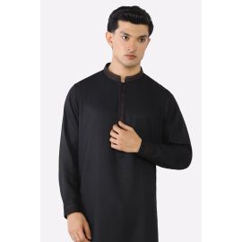 Black Wash & Wear Shalwar Kameez