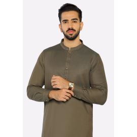Dark Green Wash & Wear Shalwar Kameez