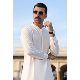 White Wash & Wear Shalwar Kameez