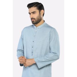 Light Blue Wash & Wear Kurta Pajama