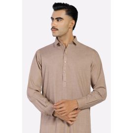 Light Brown Wash & Wear Shalwar Kameez