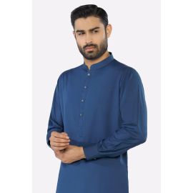 Dark Blue Wash & Wear Shalwar Kameez