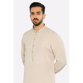 Light Beige Wash & Wear Shalwar Kameez