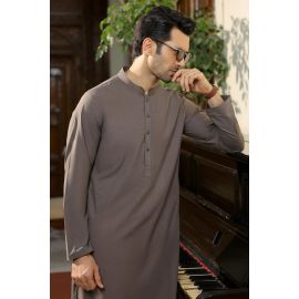 Grey Wash & Wear Kurta Pajama