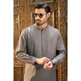 Light Grey Wash & Wear Kurta Pajama