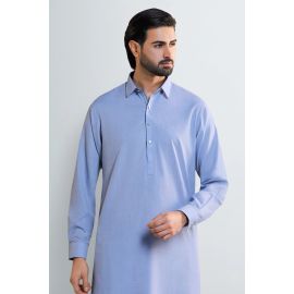 Light Blue Wash & Wear Shalwar Kameez