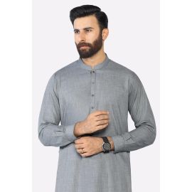 Gray Wash & Wear Shalwar Kameez