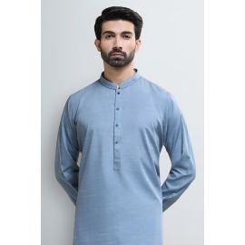Blue Wash & Wear Shalwar Kameez