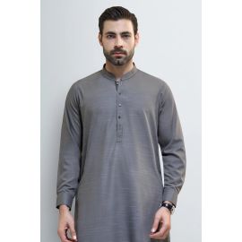 Dark Brown Wash & Wear Shalwar Kameez