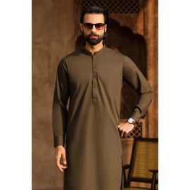 Dark Green Cotton Shalwar Kameez