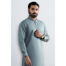 Green Cotton Shalwar Kameez