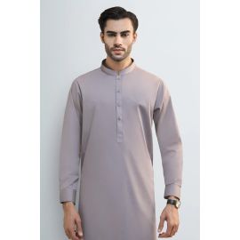 Grey Cotton Shalwar Kameez