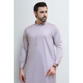 Dark Beige Cotton Shalwar Kameez