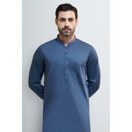 Dark Blue Cotton Shalwar Kameez