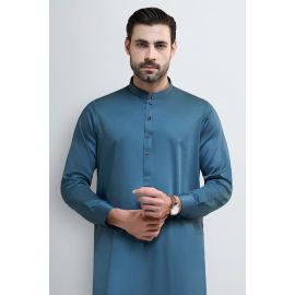 Dark Green Cotton Shalwar Kameez