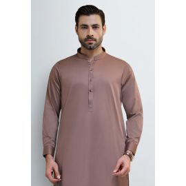 Rust Cotton Shalwar Kameez