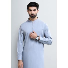 Grey Wash & Wear Shalwar Kameez