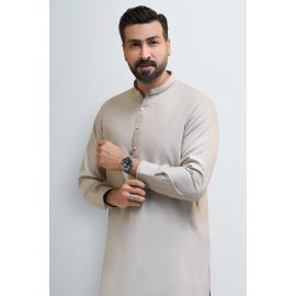 Beige Wash & Wear Shalwar Kameez