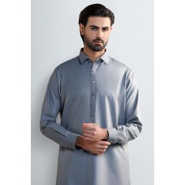 Grey Wash & Wear Shalwar Kameez