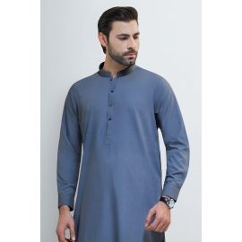 Grey Wash & Wear Shalwar Kameez