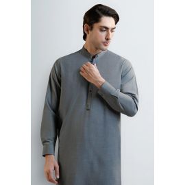 Grey Wash & Wear Shalwar Kameez