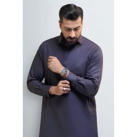 Purple Wash & Wear Shalwar Kameez