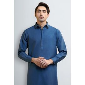 Blue Wash & Wear Shalwar Kameez