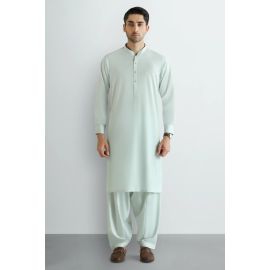 Light Green Wash & Wear Shalwar Kameez